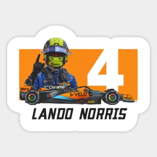 Lando Norris 4 Sticker